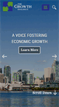 Mobile Screenshot of growthdialogue.org
