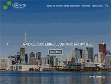 Tablet Screenshot of growthdialogue.org